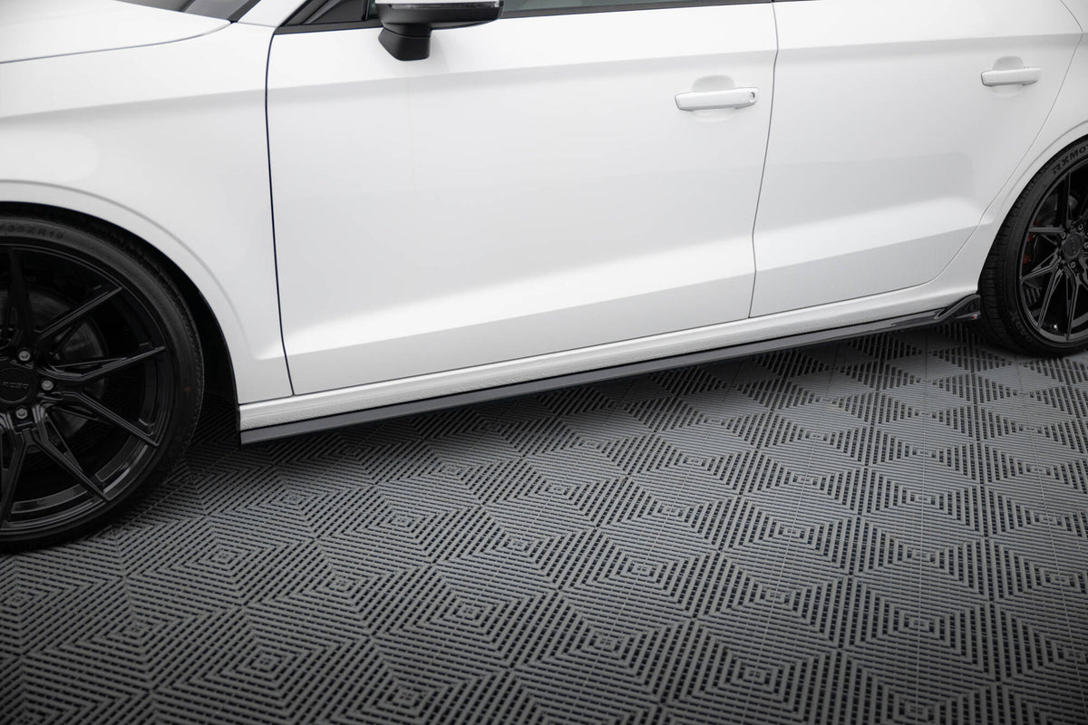 Side Skirts Diffusers suitable for Audi A3 Sedan 8V