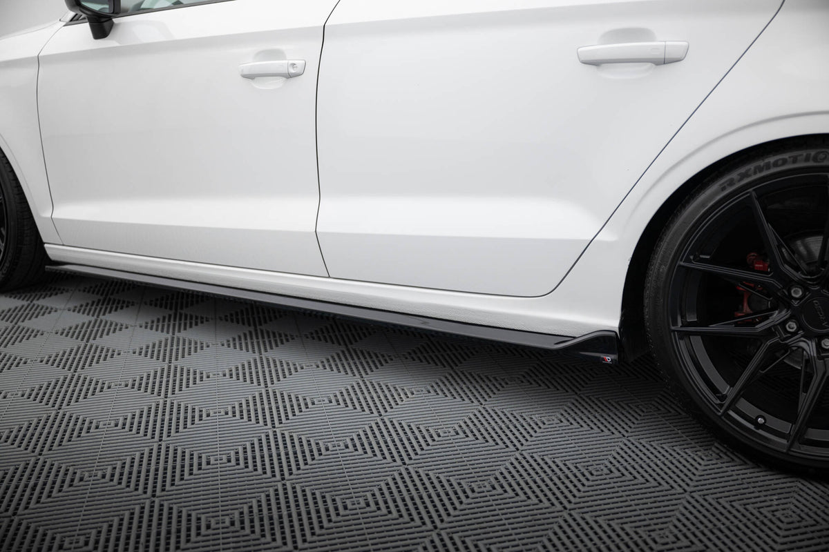 Side Skirts Diffusers suitable for Audi A3 Sedan 8V