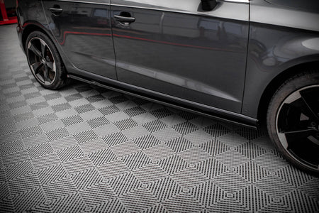Side Skirts Diffusers suitable for Audi A3 Sportback 8V