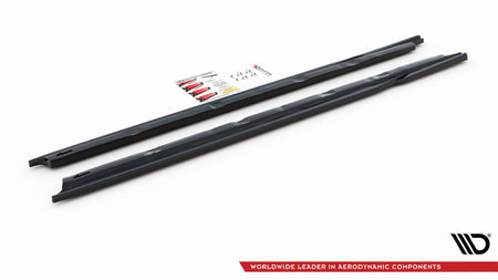 Side Skirts Diffusers suitable for Audi A3 Sportback 8V