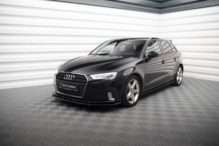 Side Skirts Diffusers suitable for Audi A3 Sportback 8V Facelift