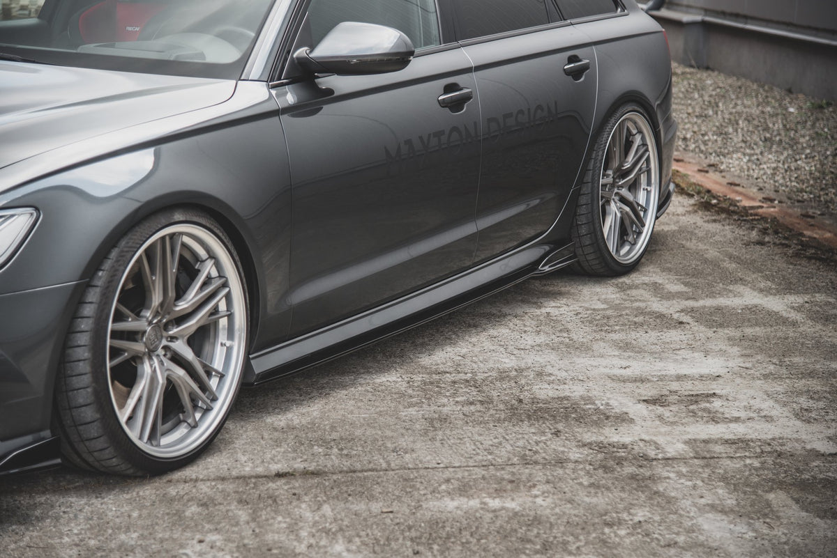 Side Skirts Diffusers suitable for Audi A6 / A6 C7 S-line/ S6 C7 Facelift