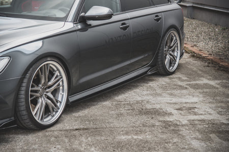 Side Skirts Diffusers suitable for Audi A6 / A6 C7 S-line/ S6 C7 Facelift