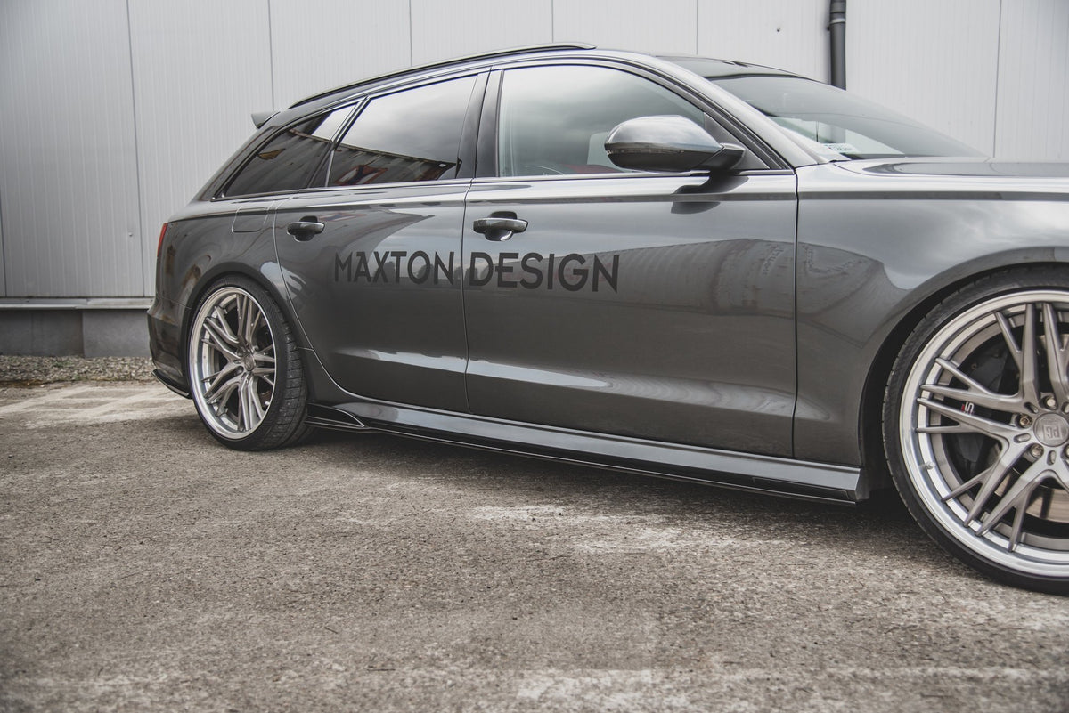 Side Skirts Diffusers suitable for Audi A6 / A6 C7 S-line/ S6 C7 Facelift
