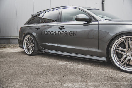 Side Skirts Diffusers suitable for Audi A6 / A6 C7 S-line/ S6 C7 Facelift