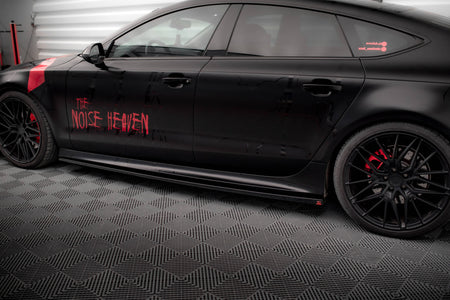 Side Skirts Diffusers suitable for Audi A7 RS7 Look C7