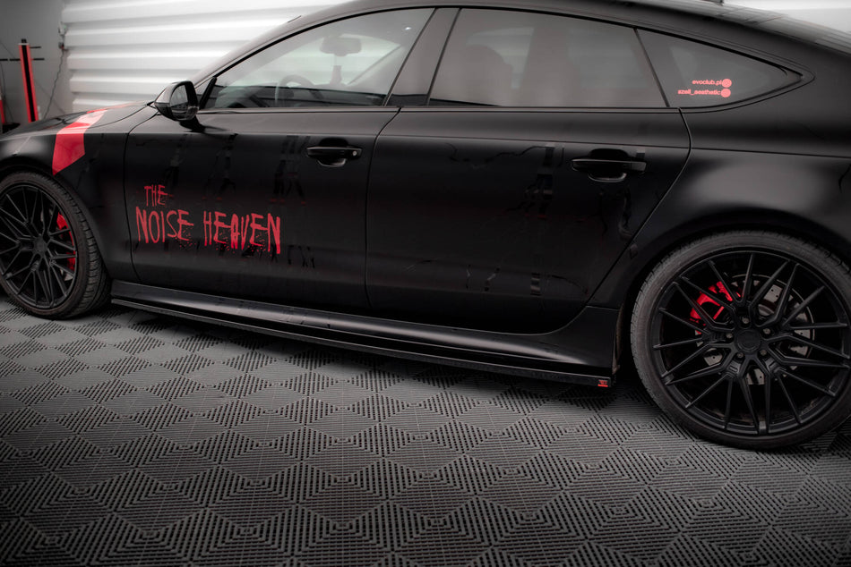 Side Skirts Diffusers suitable for Audi A7 RS7 Look C7