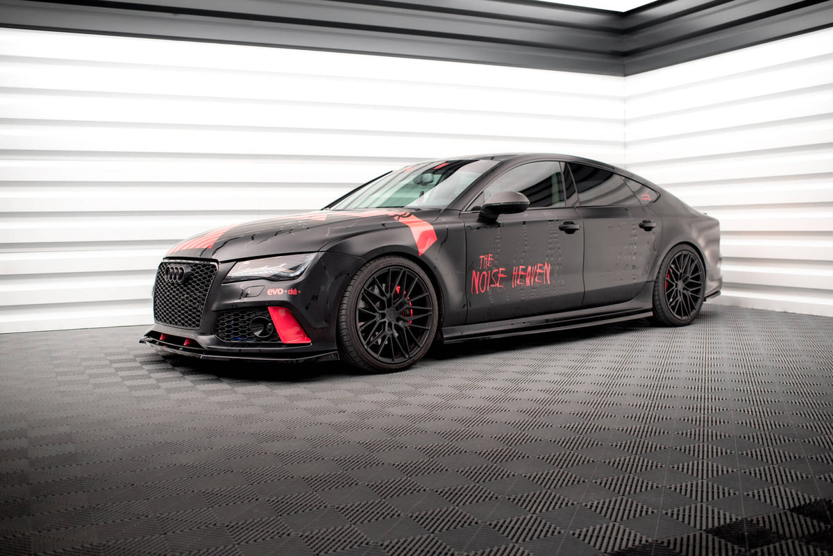 Side Skirts Diffusers suitable for Audi A7 RS7 Look C7