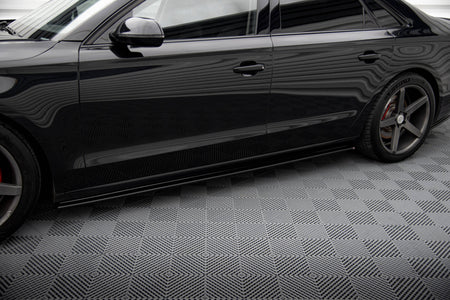 Side Skirts Diffusers suitable for Audi A8 D4