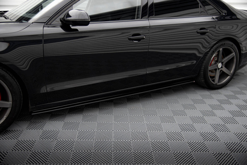 Side Skirts Diffusers suitable for Audi A8 D4