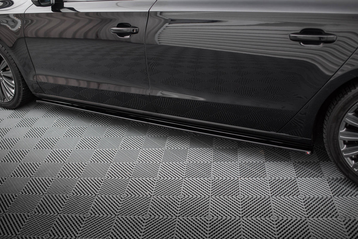 Side Skirts Diffusers suitable for Audi A8 Long D4