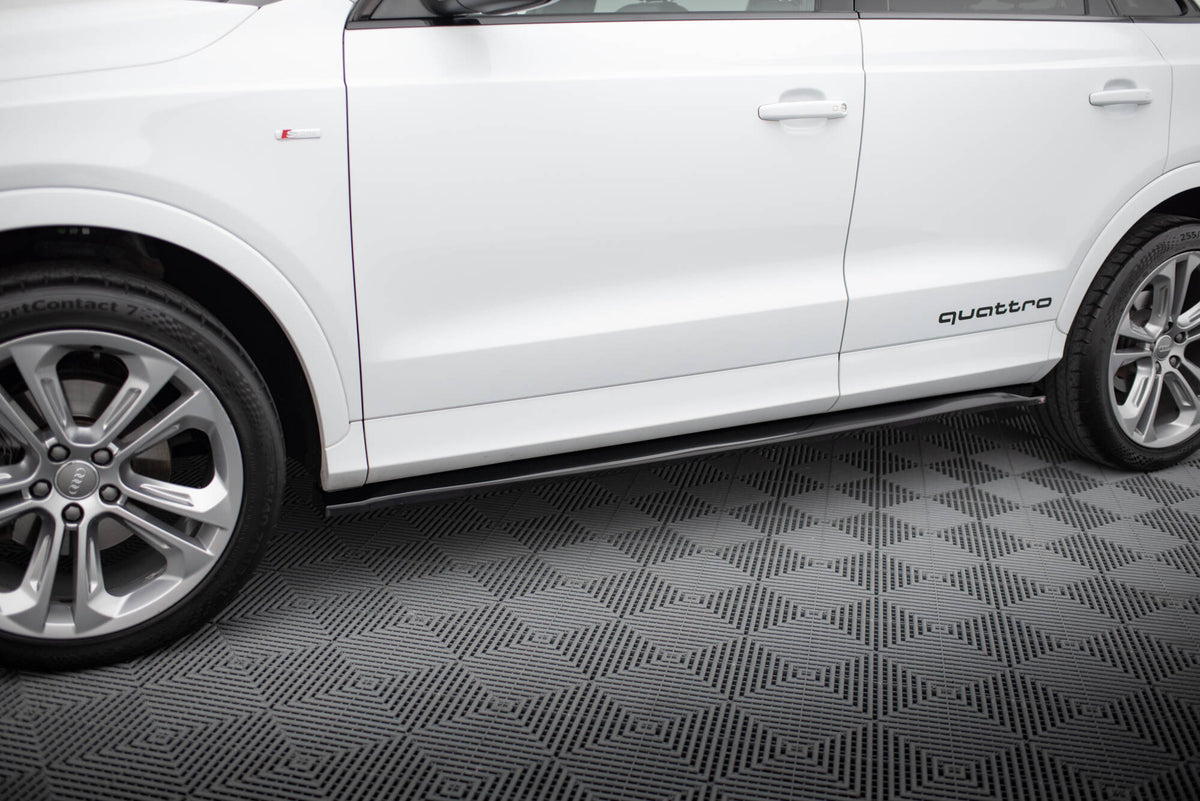 Side Skirts Diffusers suitable for Audi Q3 S-line 8U