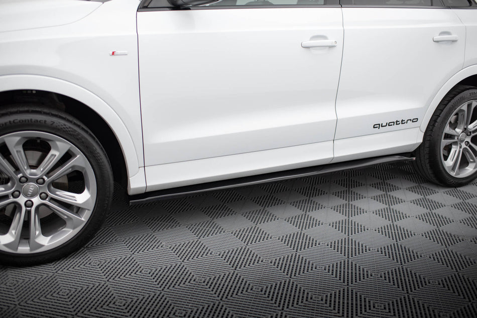 Side Skirts Diffusers suitable for Audi Q3 S-line 8U