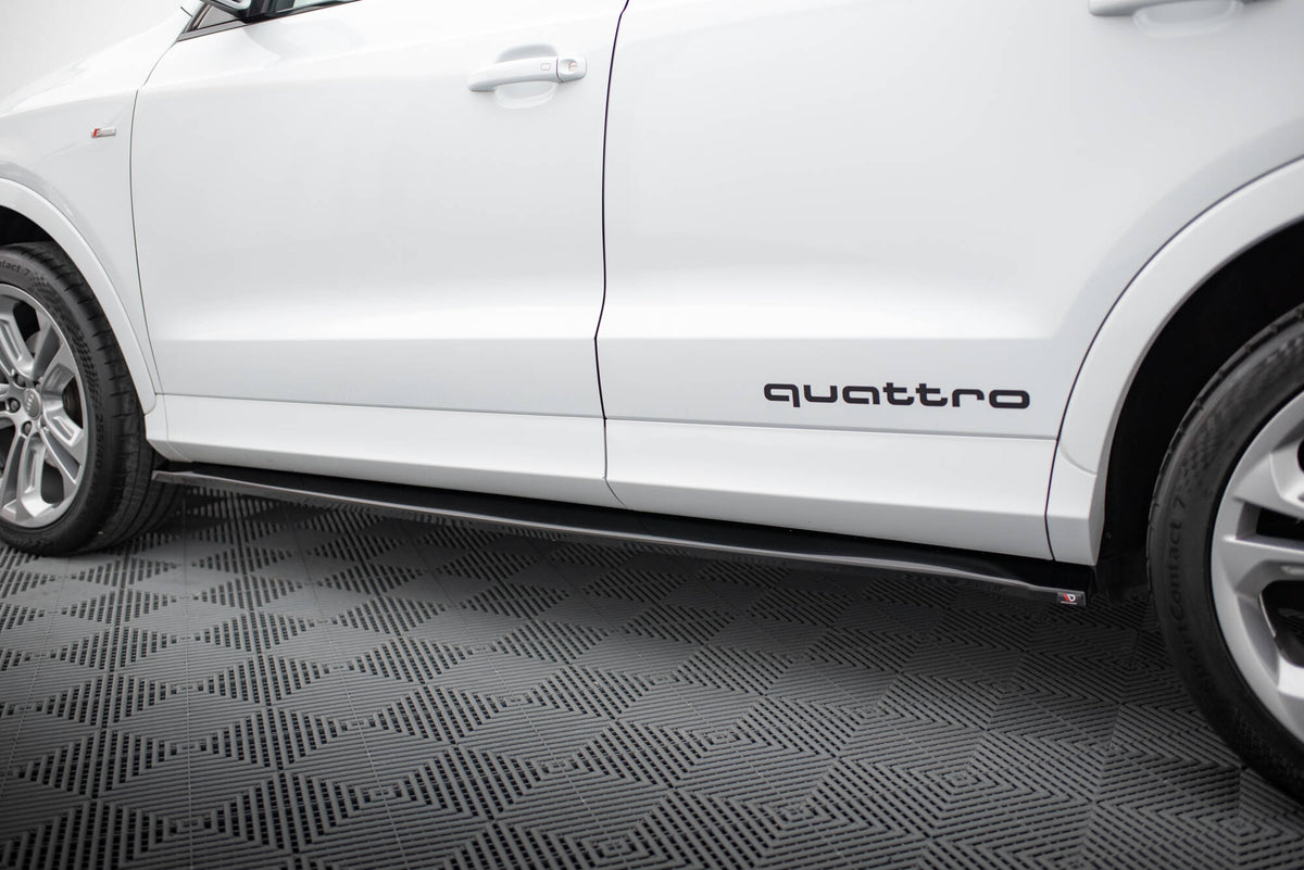 Side Skirts Diffusers suitable for Audi Q3 S-line 8U