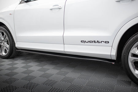 Side Skirts Diffusers suitable for Audi Q3 S-line 8U