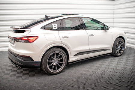 Side Skirts Diffusers suitable for Audi Q4 e-tron Sportback S-line Mk1