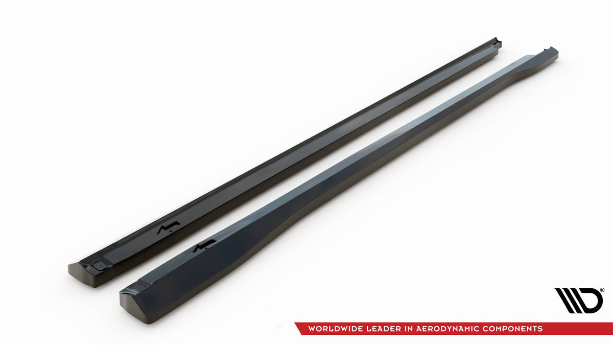 Side Skirts Diffusers suitable for Audi Q4 e-tron Sportback S-line Mk1