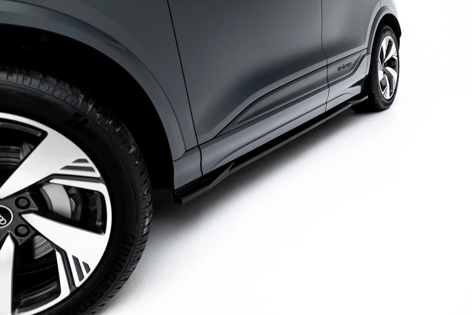 Side Skirts Diffusers suitable for Audi Q6 e-tron Standard / S-Line / SQ6 e-tron SUV / Sportback Mk1