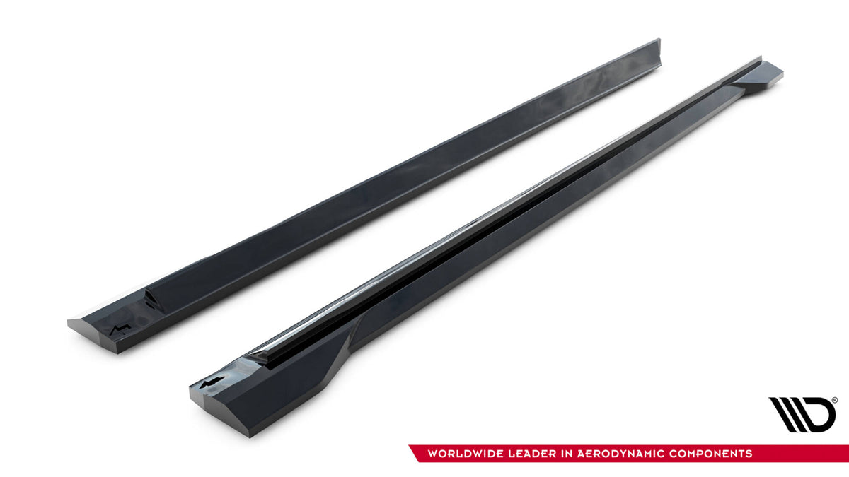 Side Skirts Diffusers suitable for Audi Q7 S-Line Mk2 Facelift 2