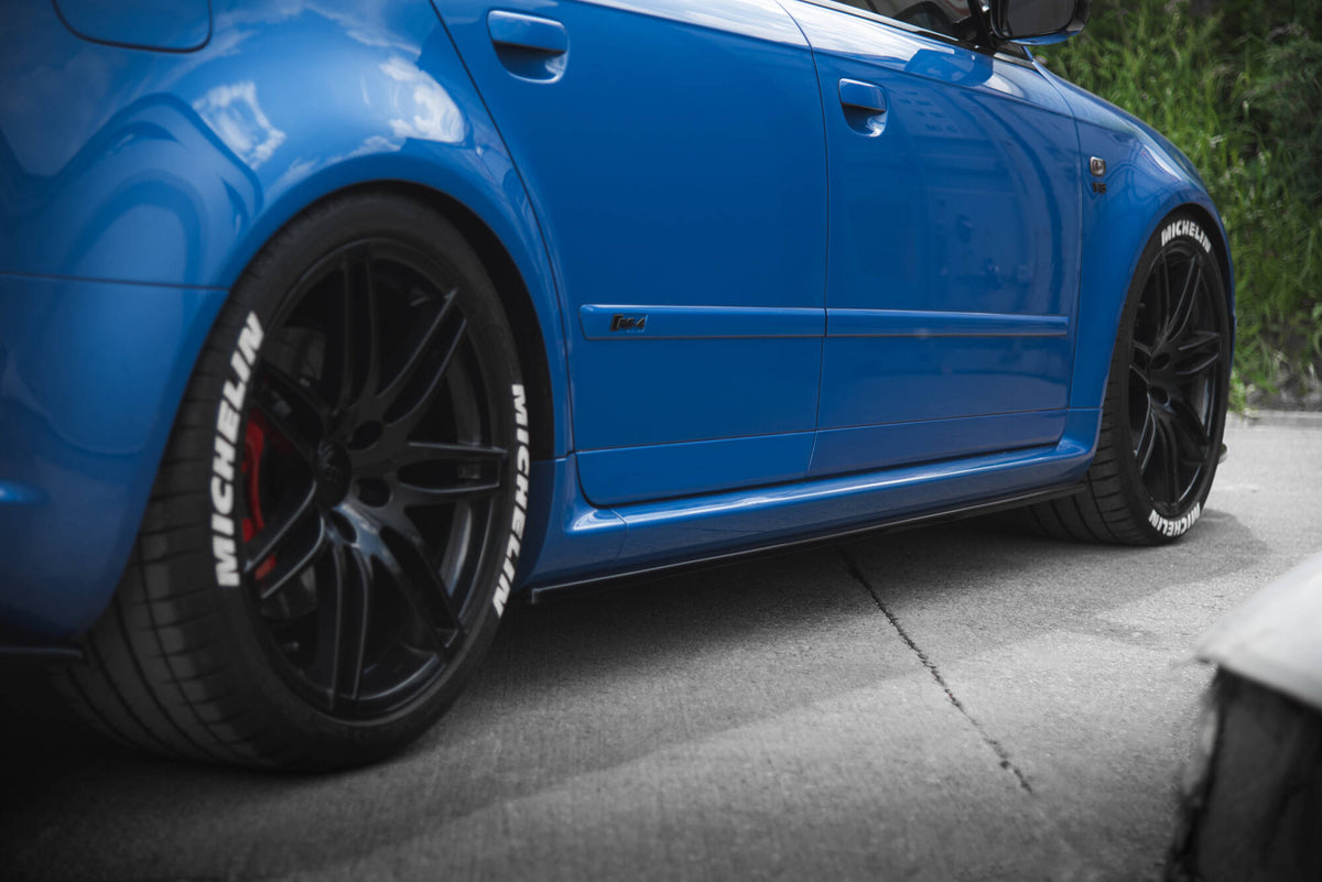 Side Skirts Diffusers suitable for Audi RS4 B7