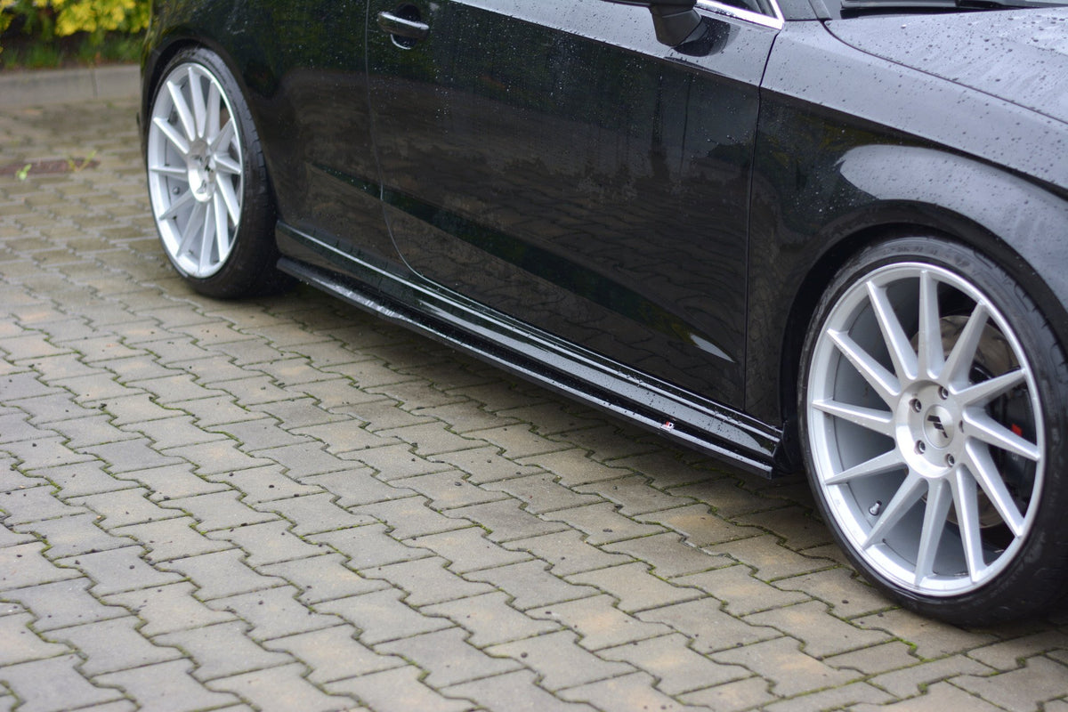 Side Skirts Diffusers suitable for Audi S3/A3 S-Line Hatchback 8V/8V Facelift