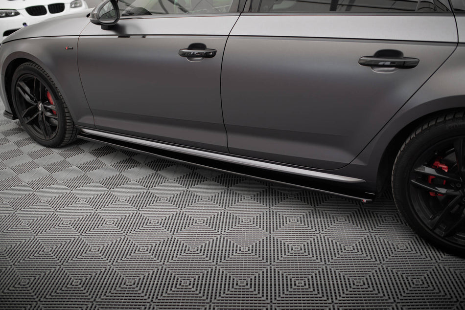 Side Skirts Diffusers suitable for Audi S4 / A4 S-Line / A4 Competiton B9