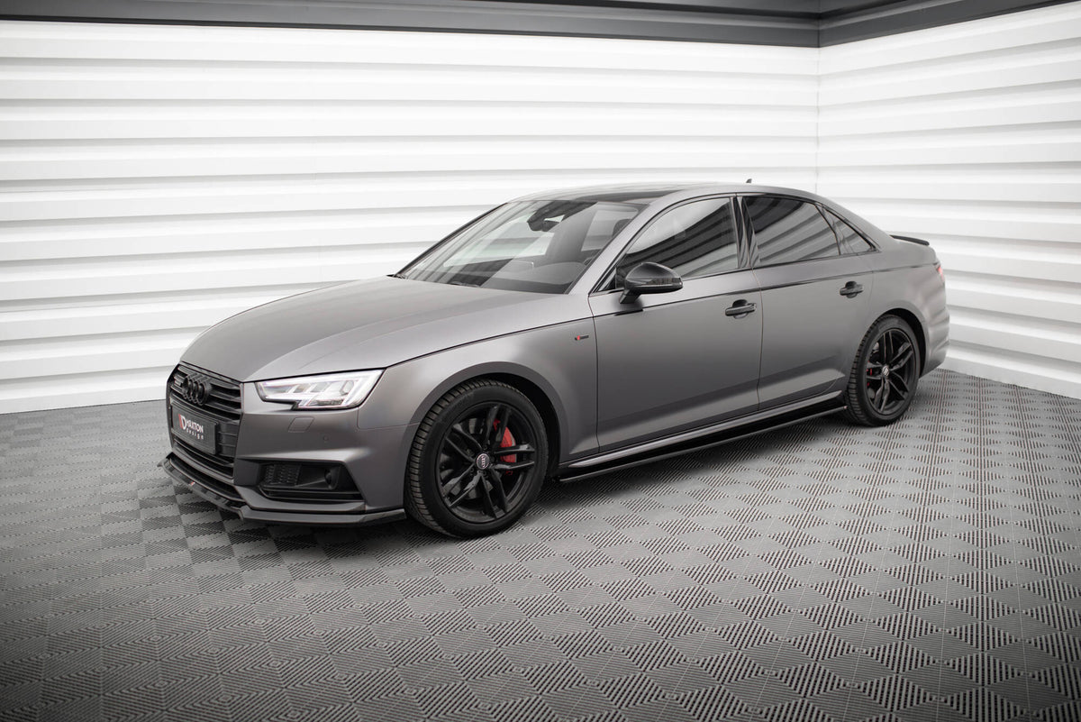 Side Skirts Diffusers suitable for Audi S4 / A4 S-Line / A4 Competiton B9