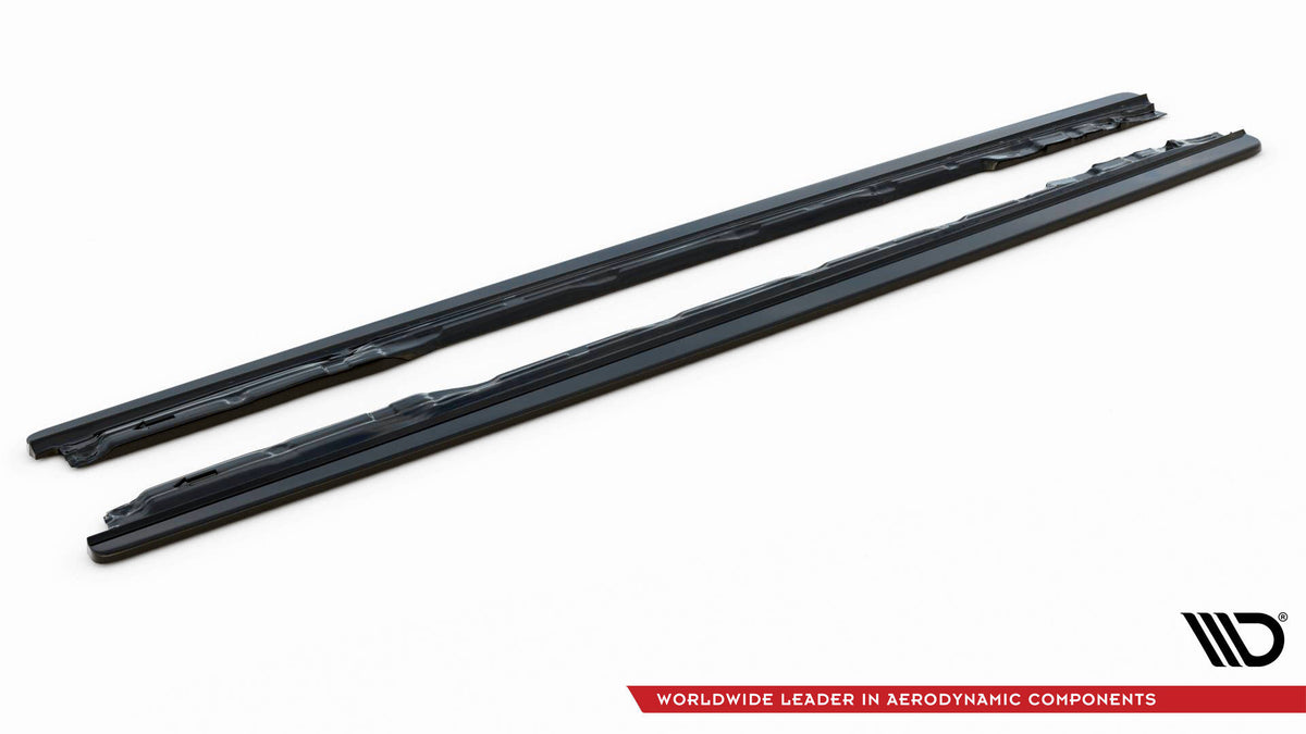 Side Skirts Diffusers suitable for Audi S4 / A4 S-Line / A4 Competiton B9