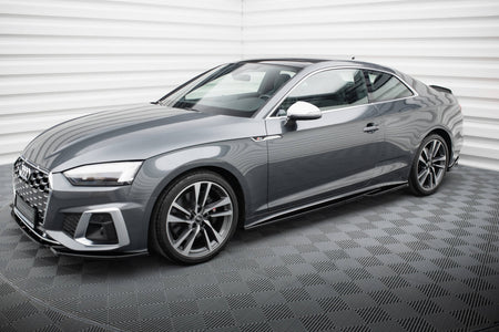 Side Skirts Diffusers suitable for Audi S5 Coupe / A5 S-Line Coupe F5 Facelift
