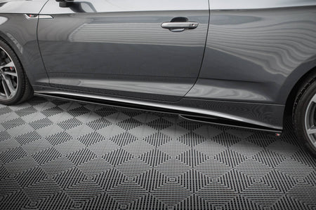 Side Skirts Diffusers suitable for Audi S5 Coupe / A5 S-Line Coupe F5 Facelift