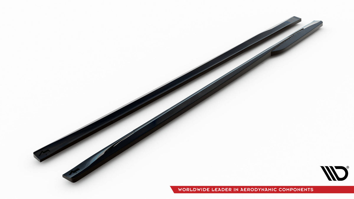 Side Skirts Diffusers suitable for Audi S5 Coupe / A5 S-Line Coupe F5 Facelift