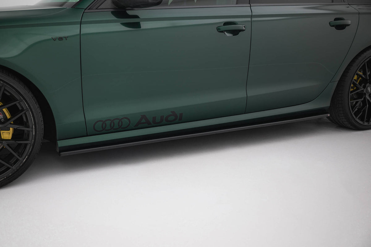 Side Skirts Diffusers suitable for Audi S6 / A6 S-Line C7