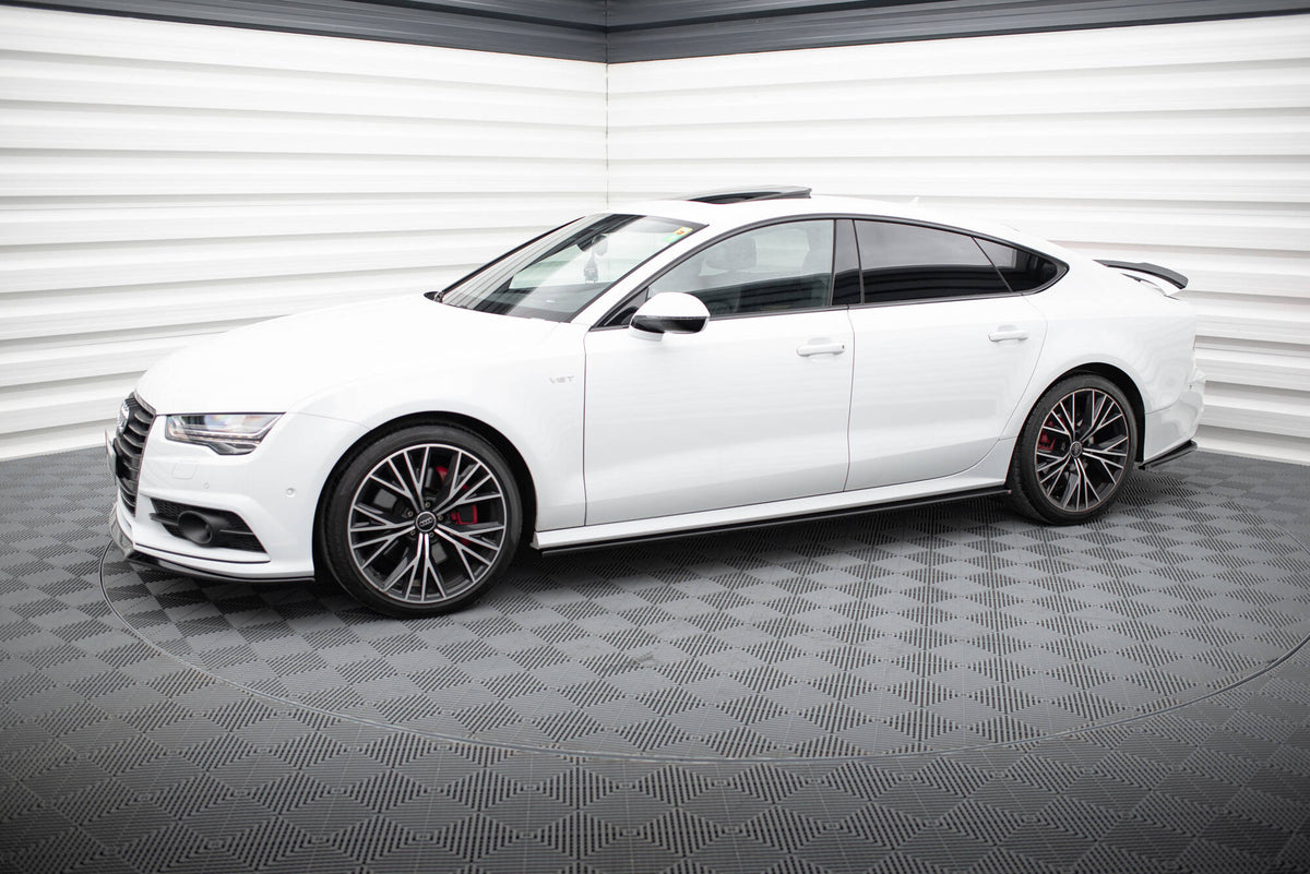 Side Skirts Diffusers suitable for Audi S7 / A7 S-Line C7 FL