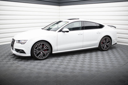 Side Skirts Diffusers suitable for Audi S7 / A7 S-Line C7 FL