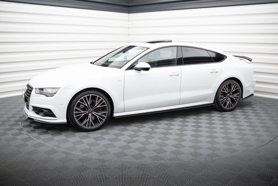 Side Skirts Diffusers suitable for Audi S7 / A7 S-Line C7 FL