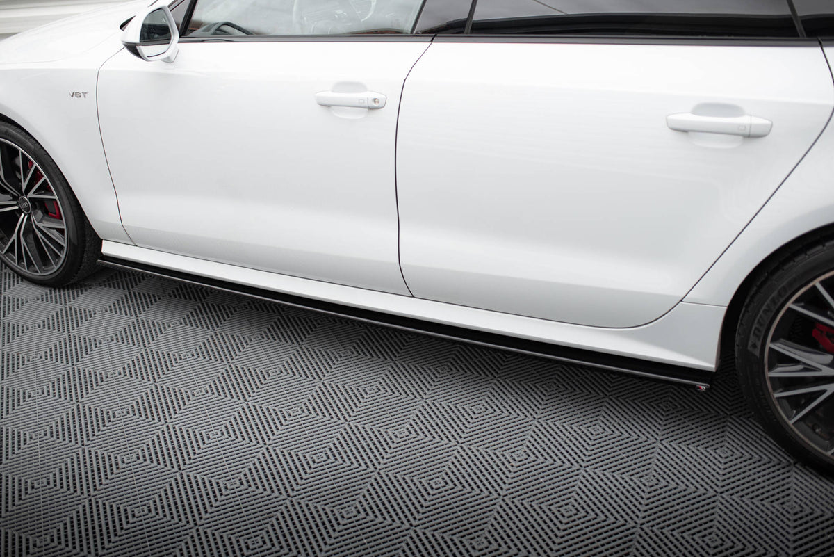 Side Skirts Diffusers suitable for Audi S7 / A7 S-Line C7 FL