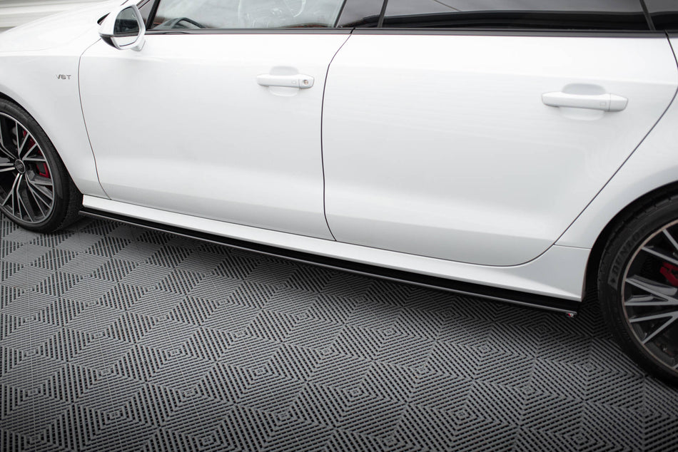 Side Skirts Diffusers suitable for Audi S7 / A7 S-Line C7 FL