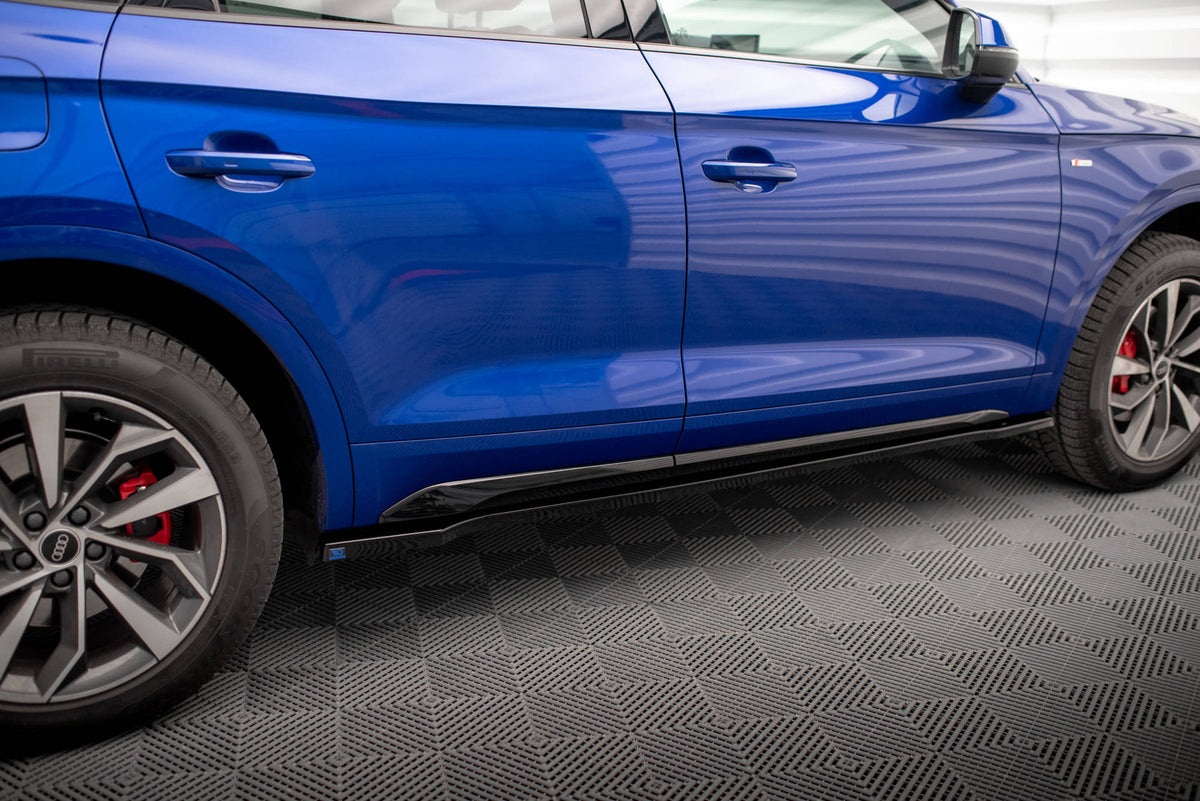 Side Skirts Diffusers suitable for Audi SQ5 / Q5 S-Line SUV / Sportback Mk2 Facelift
