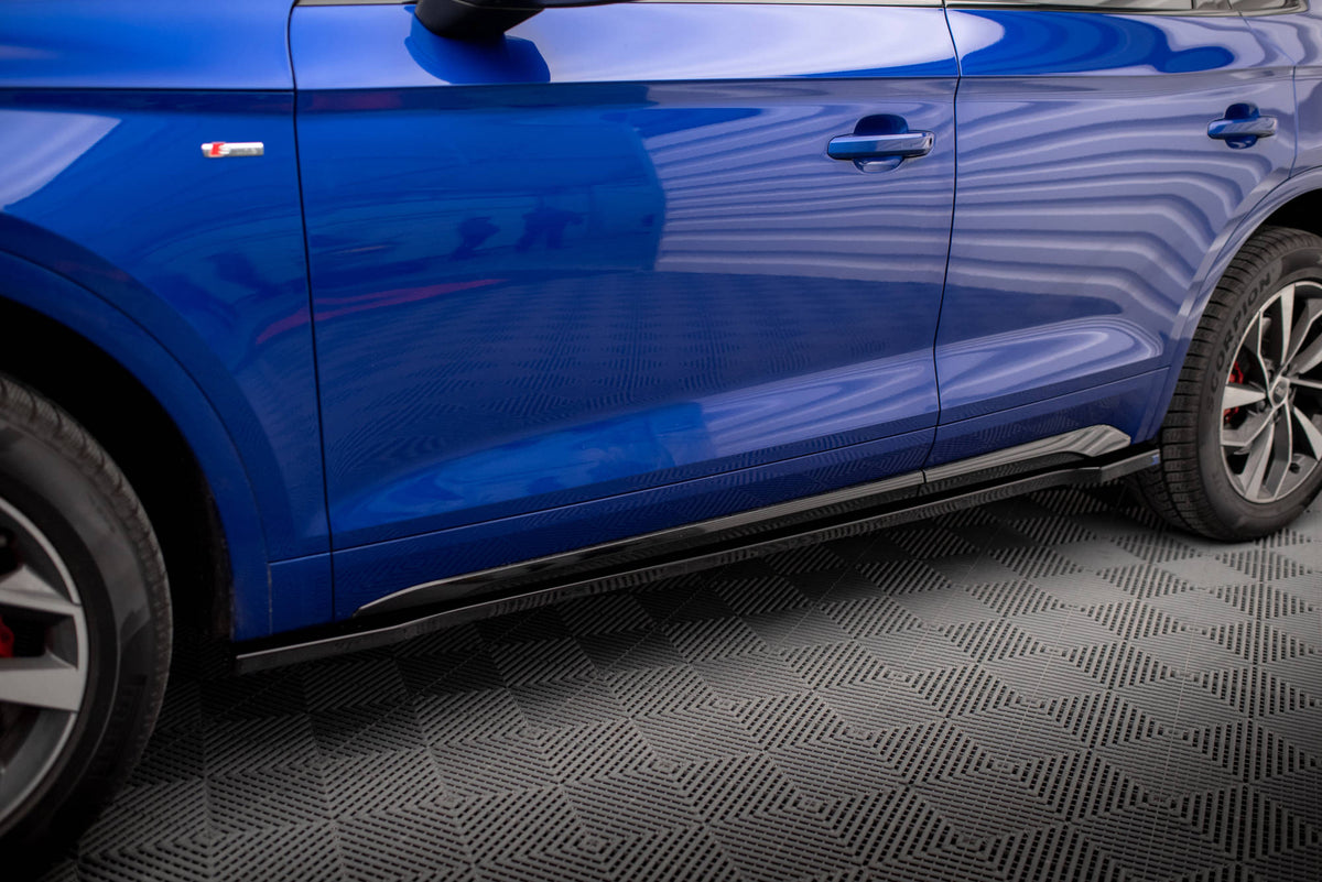 Side Skirts Diffusers suitable for Audi SQ5 / Q5 S-Line SUV / Sportback Mk2 Facelift