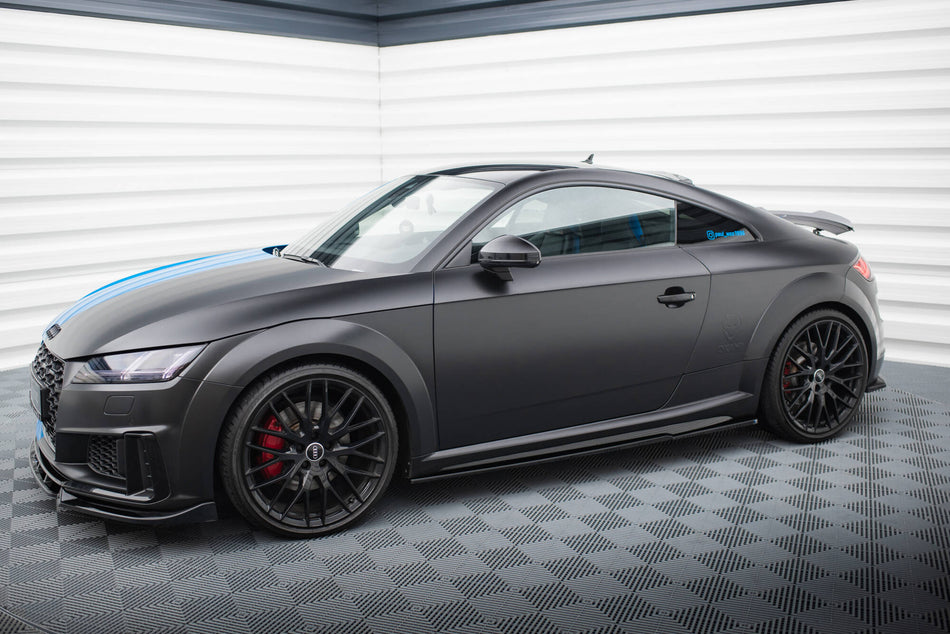 Side Skirts Diffusers suitable for Audi TT S / TT S-Line 8S Facelift