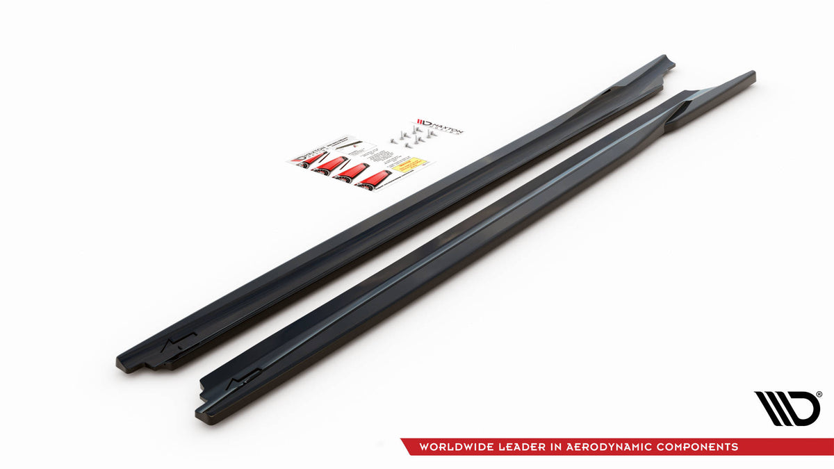Side Skirts Diffusers suitable for BMW X1 M-Pack F48 / F48 Facelift