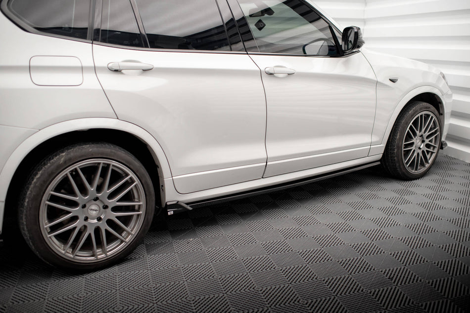 Side Skirts Diffusers suitable for BMW X3 M-Pack F25