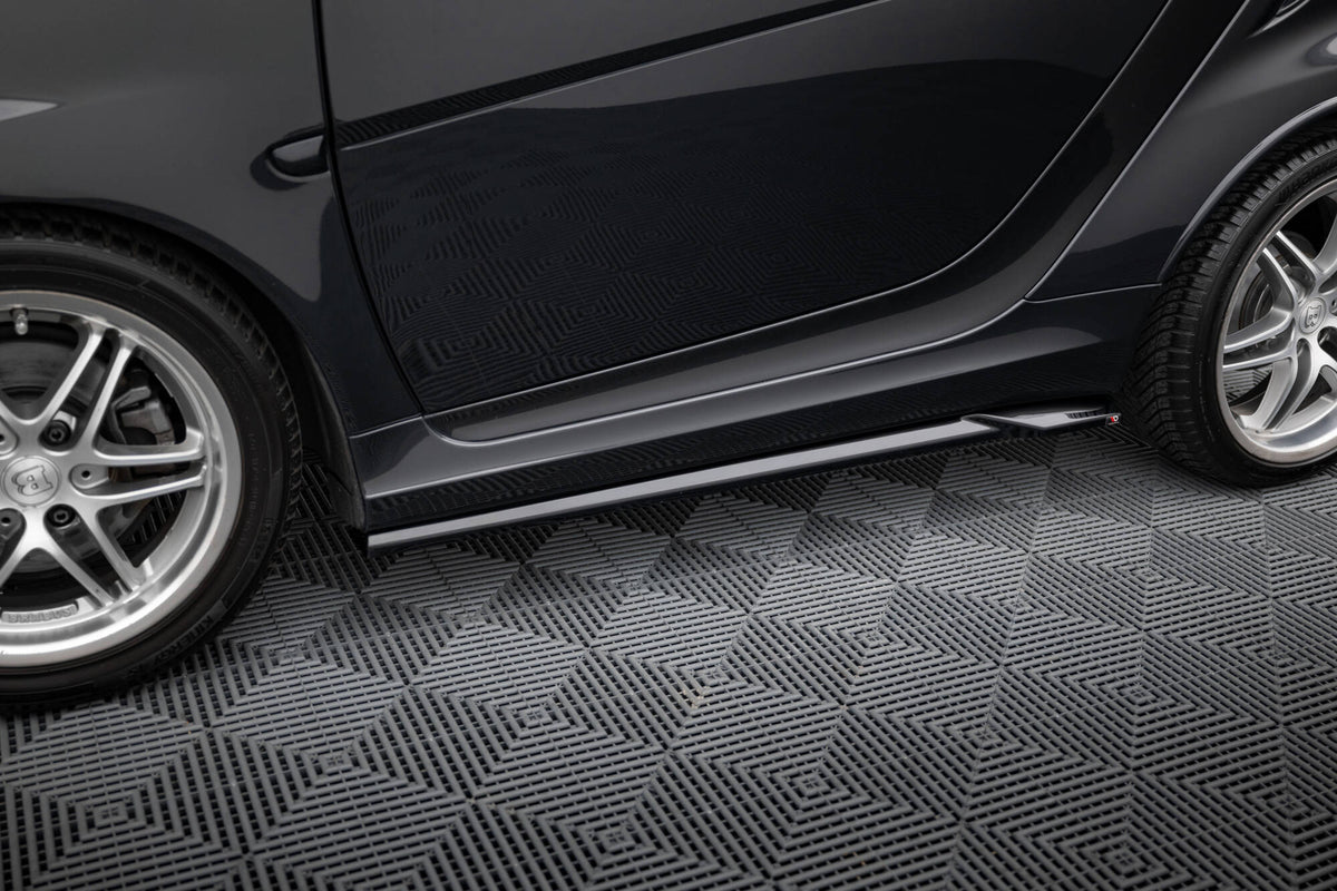 Side Skirts Diffusers suitable for Brabus Smart Fortwo C451 Facelift