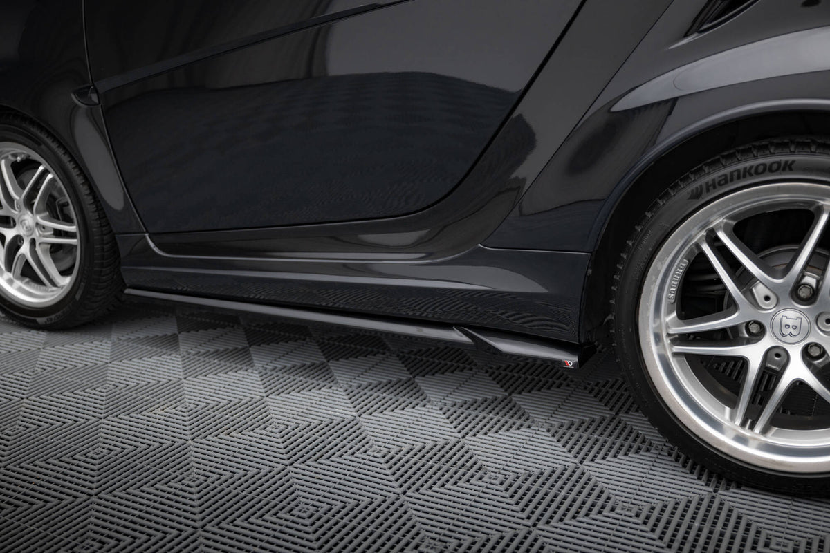 Side Skirts Diffusers suitable for Brabus Smart Fortwo C451 Facelift