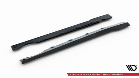 Side Skirts Diffusers suitable for Brabus Smart Fortwo C451 Facelift