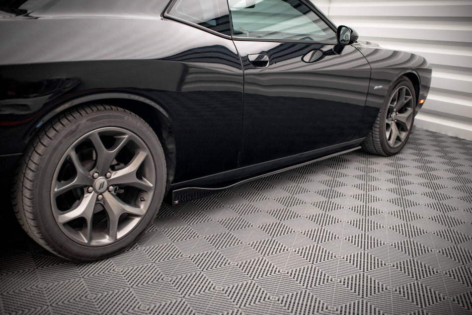 Side Skirts Diffusers suitable for Dodge Challenger RT Mk3 Facelift