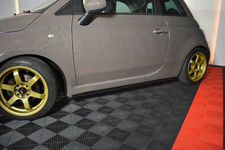 Side Skirts Diffusers suitable for Fiat 500