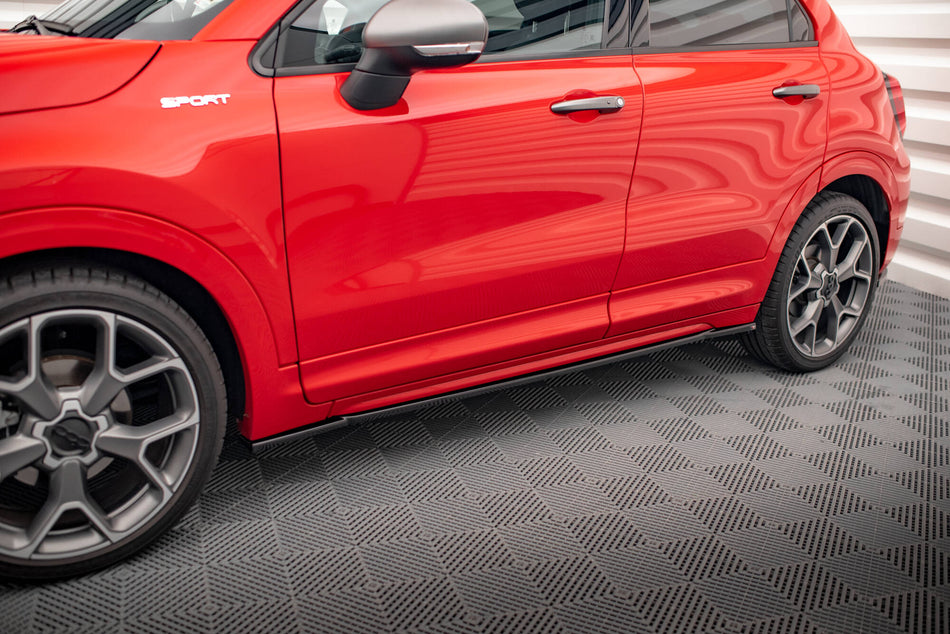 Side Skirts Diffusers suitable for Fiat 500X Sport Mk1 Facelift