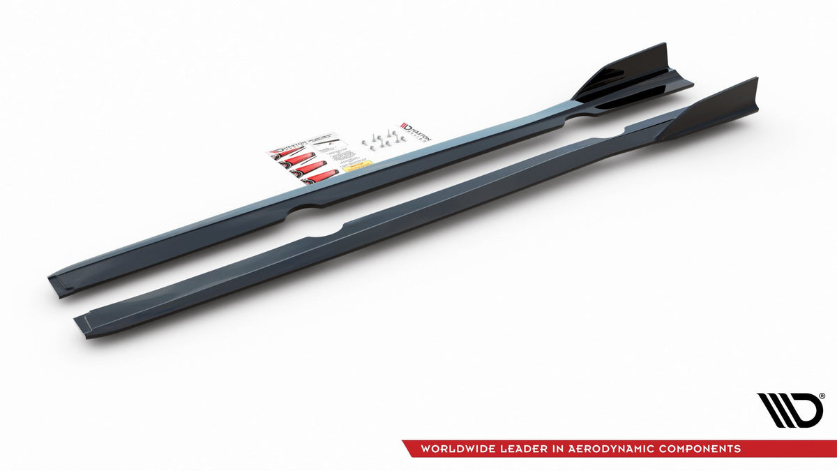 Side Skirts Diffusers suitable for Ford Fiesta 7 ST Facelift