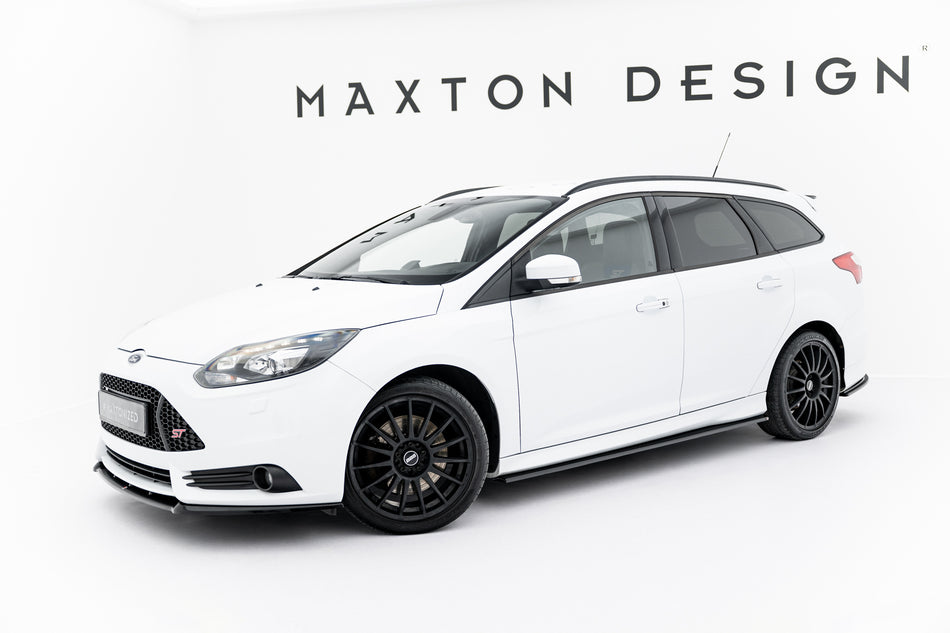 Side Skirts Diffusers suitable for Ford Focus ST / ST-Line Hatchback / Estate Mk3 / Mk3 Facelift